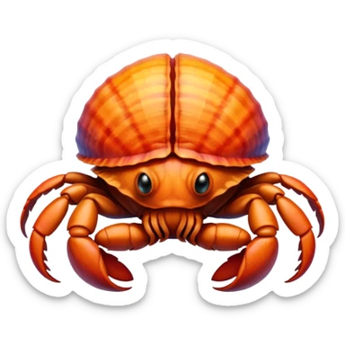hermit crab sticker