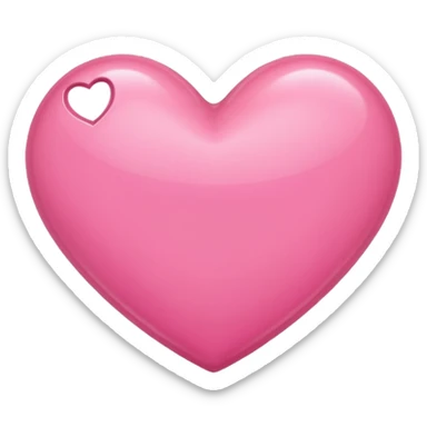 Corazon rosado sticker
