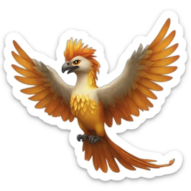 Un phénix sticker
