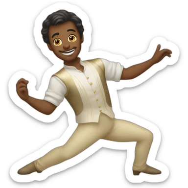 Croupe de danseurs sticker