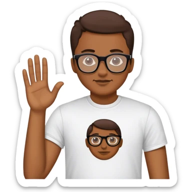 Geeked and chilling  sticker