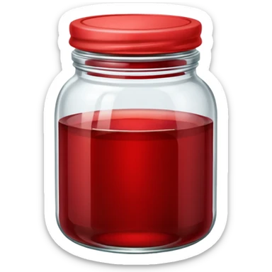 Jam jar  sticker