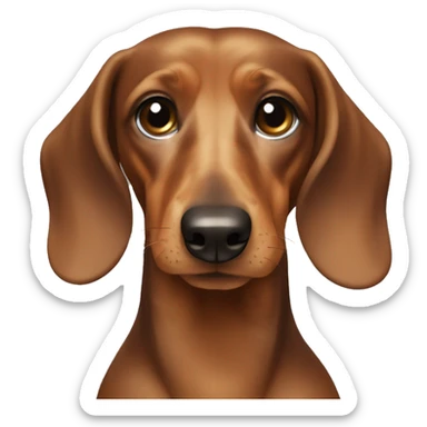 dachshund Fendi sticker