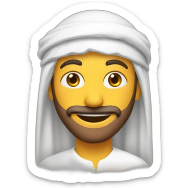Arabe joyeux  sticker
