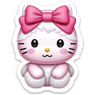 Hello kitty pink  sticker