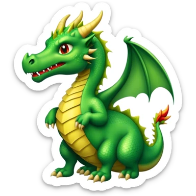 ein Drache im Anzug sticker