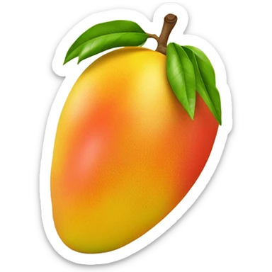 Realistic Mango sticker
