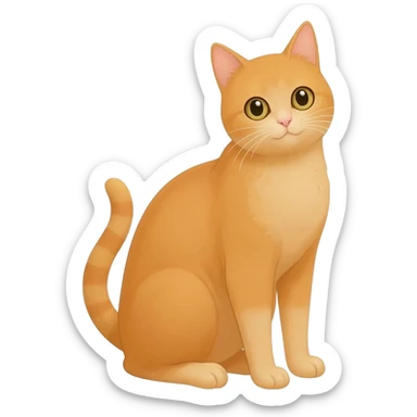 Ginger cat sticker