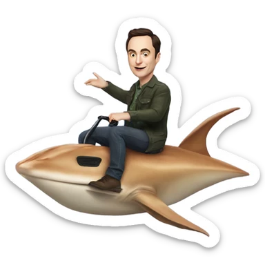 Jim Parsons riding a stingray sticker