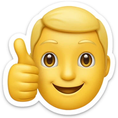 create google chat emoji (thumbs-up). sticker