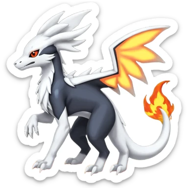 Salandit-Reshiram-Umbreon-Silvally-fusion (full body) sticker