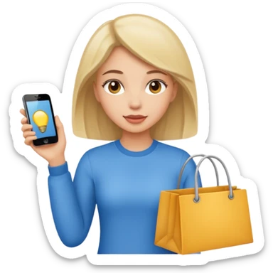 Buy and girl sticker