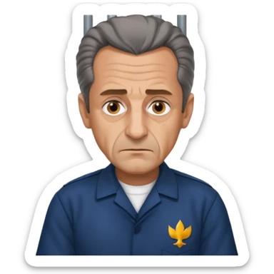 Nicolas sarkozy en prison  sticker