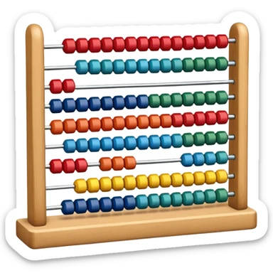 abacus counting device sticker
