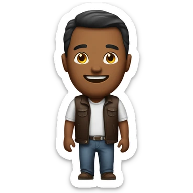 Man with Chipotle sticker