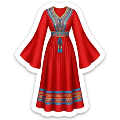 armenian taraz dress sticker
