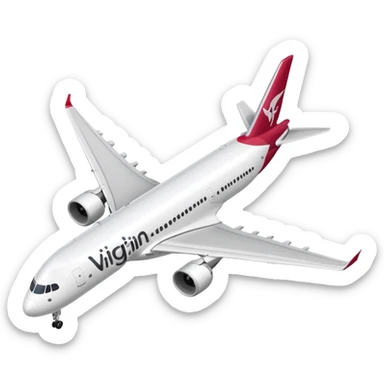 A virgin Atlantic a350-1000 sticker