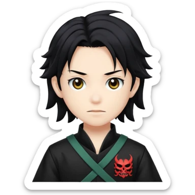 Demon   slayer anime tokito Harsihra sticker