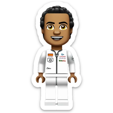 LEWIS HAMILTON lego full body sticker