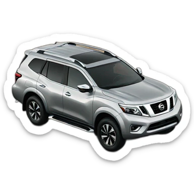 nissan terra silver sticker