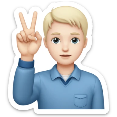 okay hand sign sticker