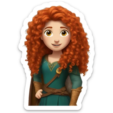 Merida Disney  sticker