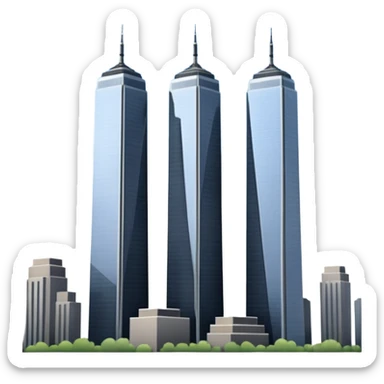 Twin Towers sticker