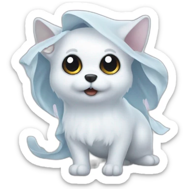 Ghost pets sticker