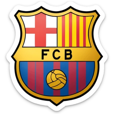 Logo du FC BARCELONA sticker