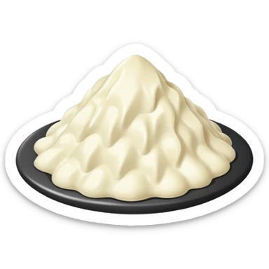 Paste-like substance sticker