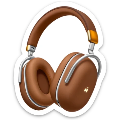 brown airpods max sticker