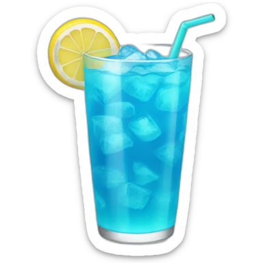 blue lemonade sticker