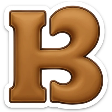 Make furry letters that say 26 sticker