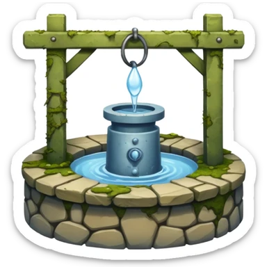 a water well sticker