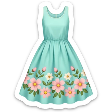 summer dress sticker
