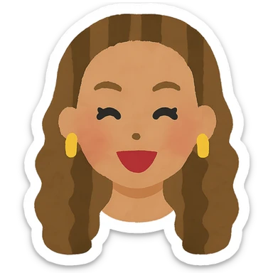 Remove the neck so only the head remains, keep the Irasutoya style with soft colors, no background. The style should reflect the original Irasutoya illustration style with gentle, soft color tones and no background. sticker