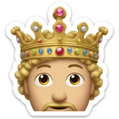 object aristocrat crown sticker