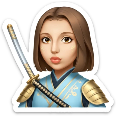 Elegant Samurai sticker