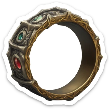 lord of the rings ring sticker