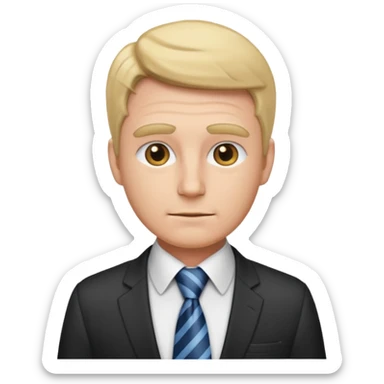 AN UNCLE with a tie in business clothes sticker