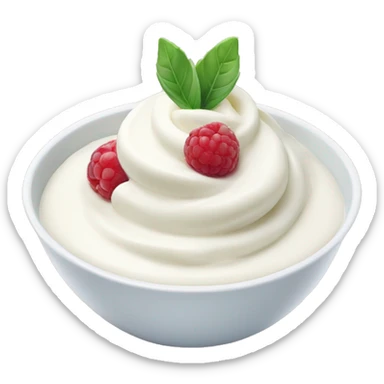  single plant-based dessert yogurt sticker