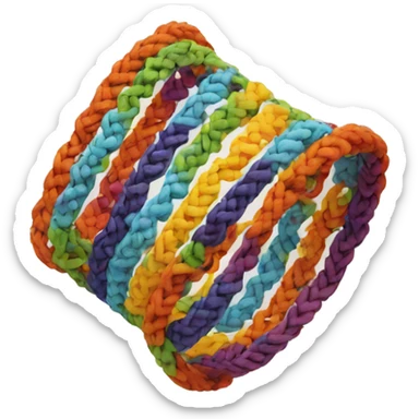 Friendship bracelet sticker