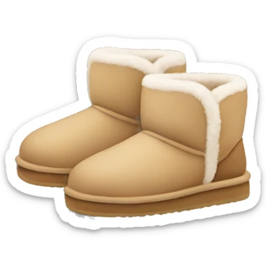 Ugg slippers sticker