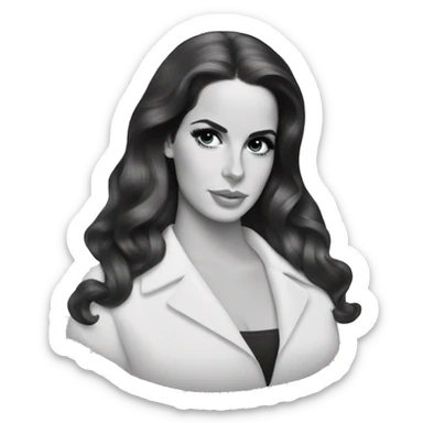 lana del rey  sticker