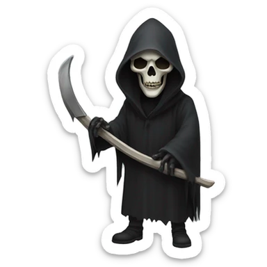 Reaper of the grim variety sticker