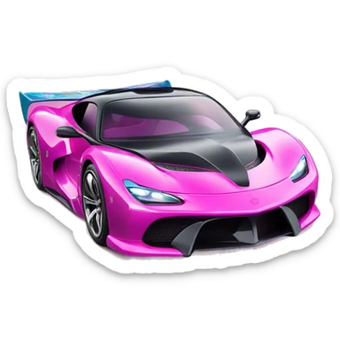 barbie mermaidia’s hot wheels hypercar sticker