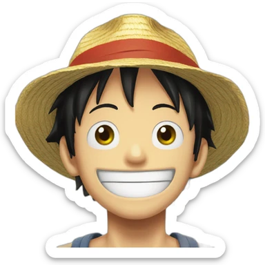 Luffy dieu du soleil sticker