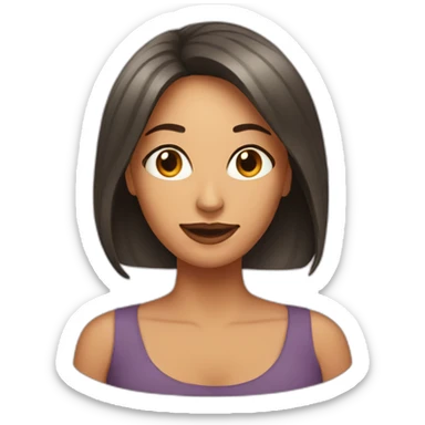 woman in lounge sticker