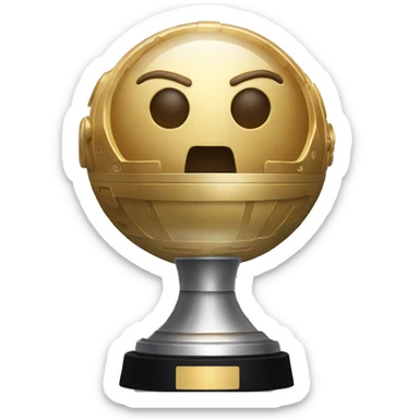 star wars time show trophy for always being right sticker