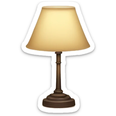 cozy desk lamp sticker